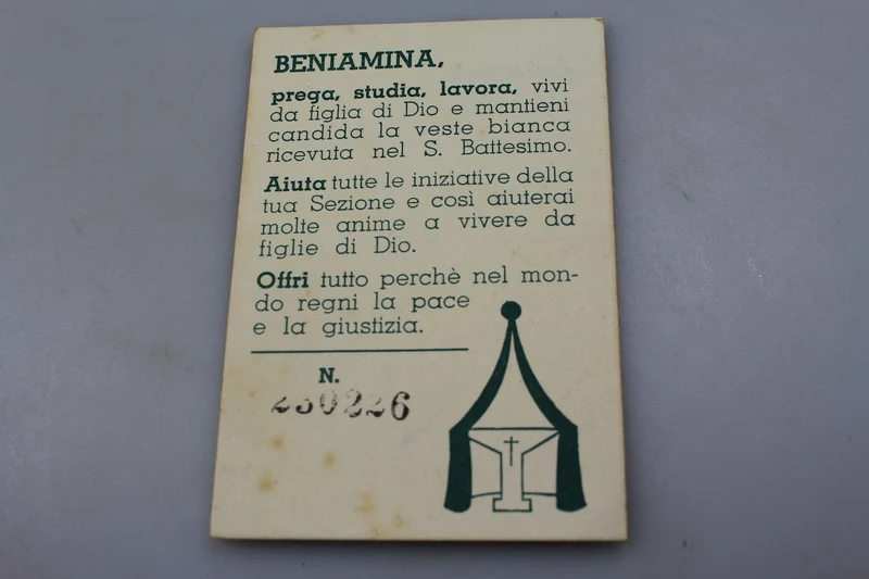 Karte „Italienische Katholische Aktion“ – 1940