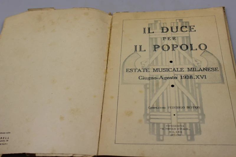 „Der Duce für das Volk“ – 1938