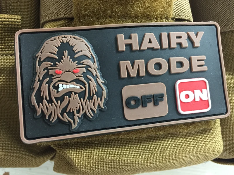PW Hairy mode on 3D PVC Patch