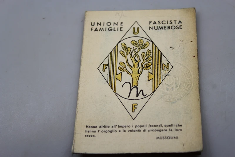 UFFN-Karte – 1939 – Mailand
