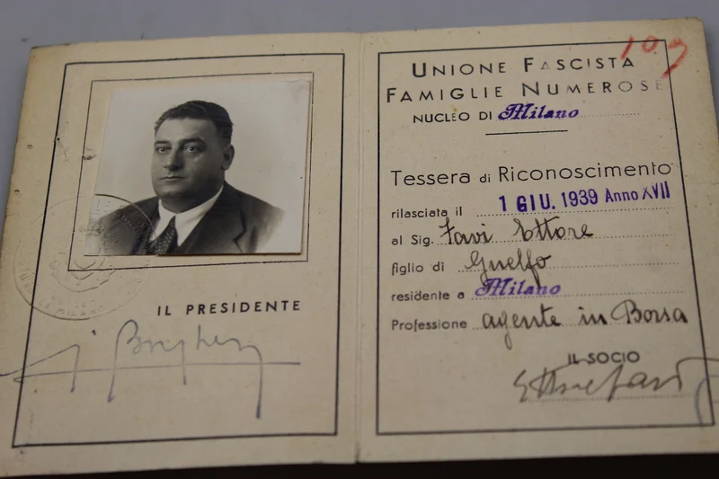 UFFN-Karte – 1939 – Mailand