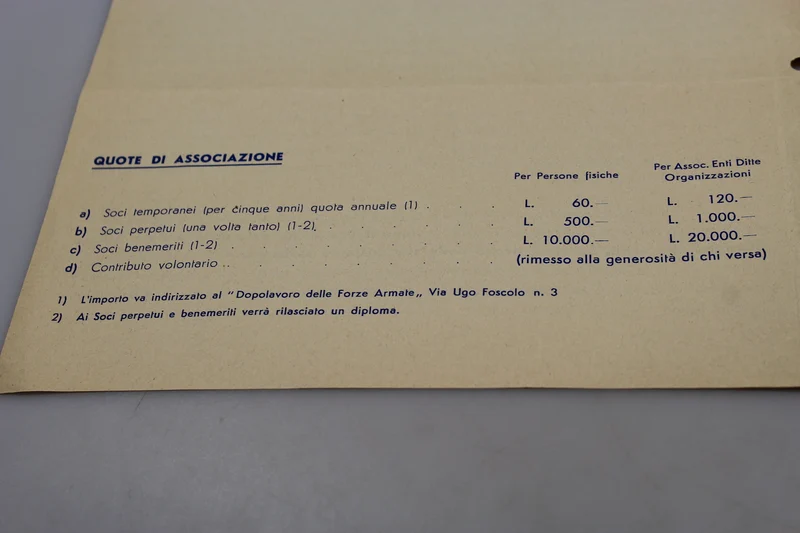OND-Brief/Rundschreiben – Mailand