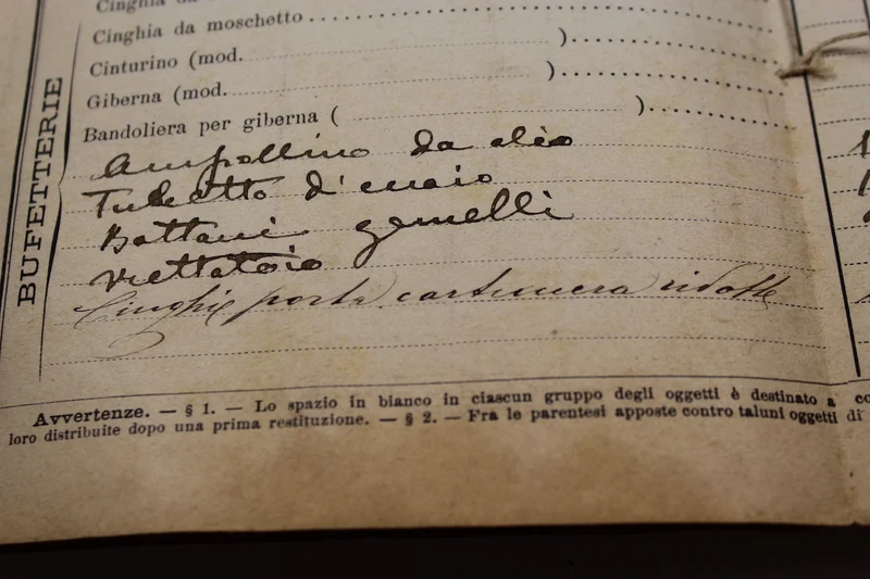 Persönliches Heft + Entlassung 1890
