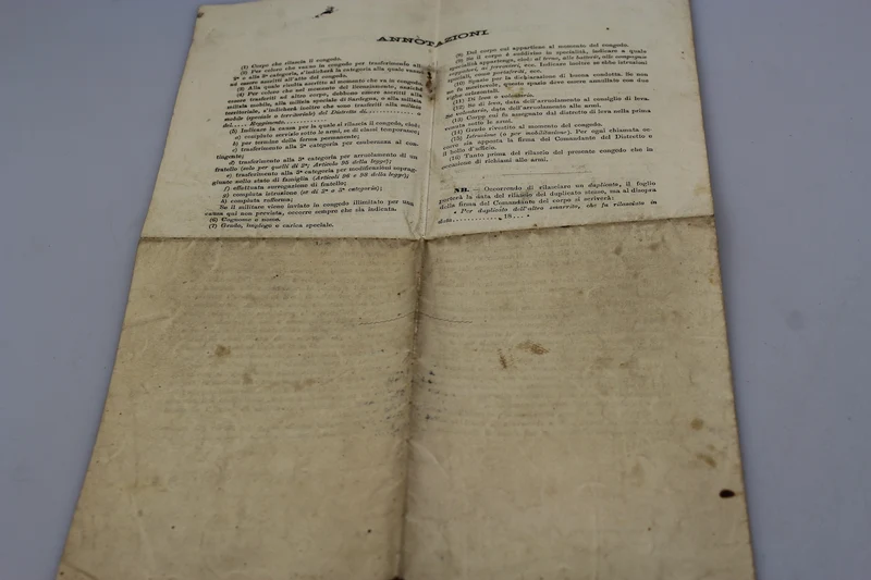 Persönliches Heft + Entlassung 1890