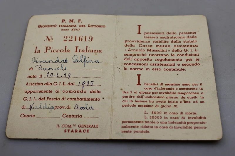 Karte „Kleiner Italiener“ XVIII°