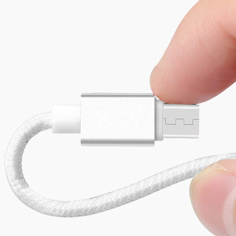 Cadorabo 3 in 1 Nylon Aufladekabel 3m 3m lang USB Mehrfach Aufladekabel- Multi- USB-C, Lightning, Micro USB