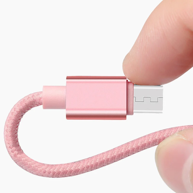 Cadorabo 3 in 1 Nylon Aufladekabel 3m 3m lang USB Mehrfach Aufladekabel- Multi- USB-C, Lightning, Micro USB