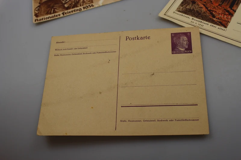 # 4 Postkarte III° Reich