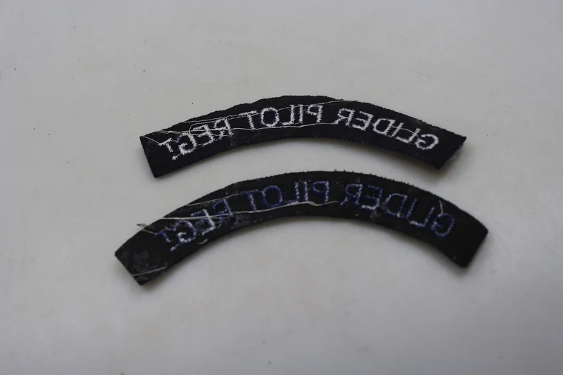 Repro-Paar Glider Pilot Regt WW 2 Tabs
