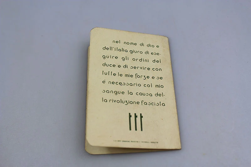 OB-Karte „Piccola Italiana“ XIV°