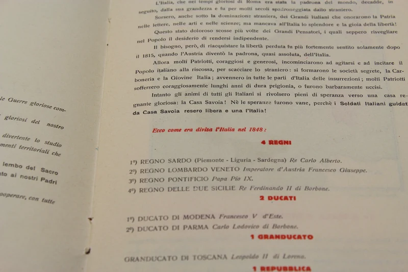 Historischer Atlas der Unabhängigkeit Italiens