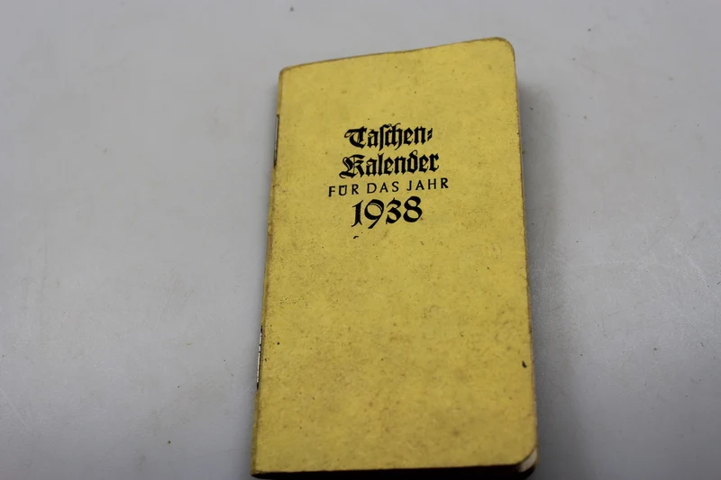 Taschenkalender 1938