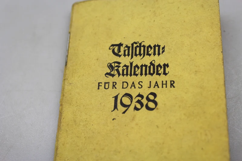 Taschenkalender 1938