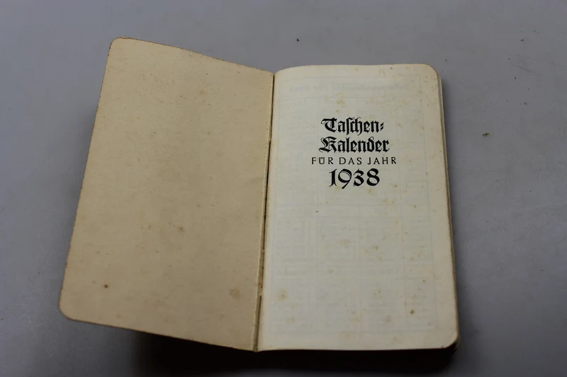 Taschenkalender 1938