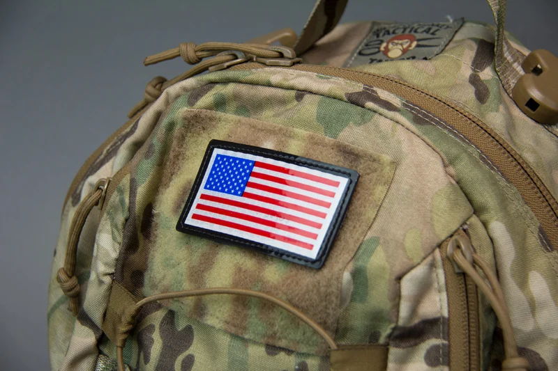 Mil Spec Monkey IR Sealed US Flag Patch