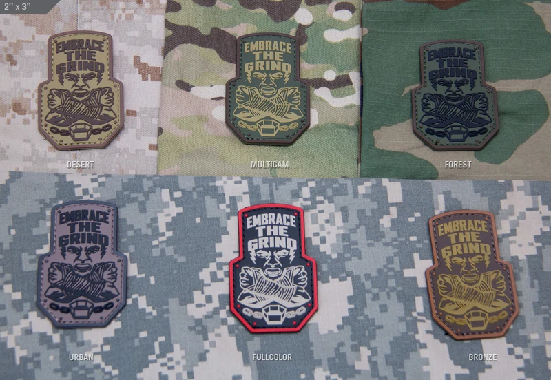 Mil Spec Monkey Patch PVC Embrace The Grind