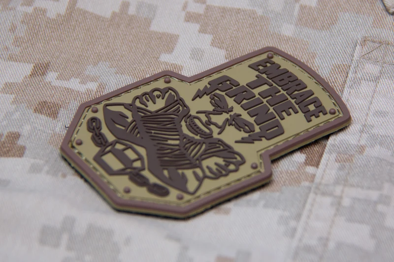 Mil Spec Monkey Patch PVC Embrace The Grind