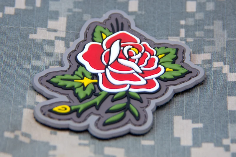 Mil Spec Monkey Patch Rose Tattoo PVC