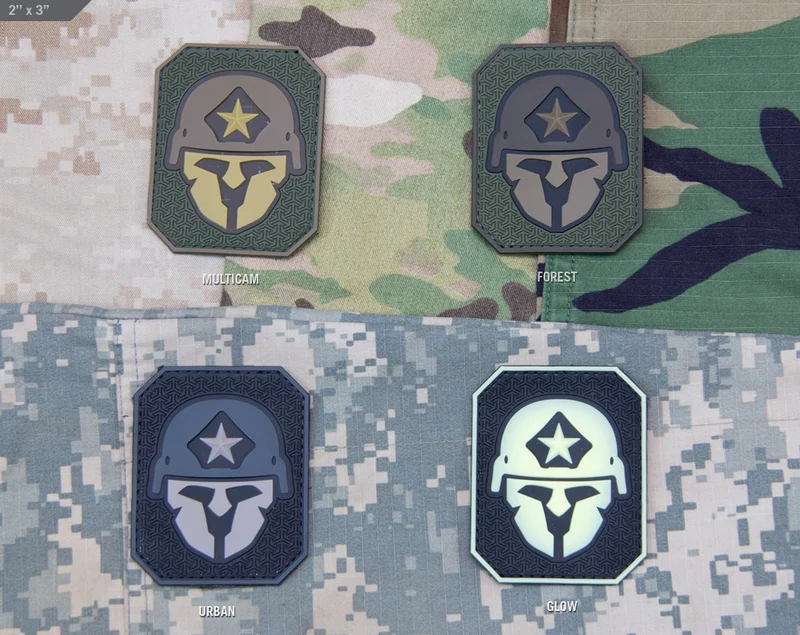 Mil Spec Monkey Patch Modern Spartan Large PVC