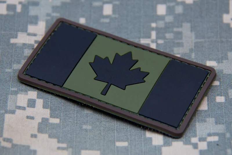 Mil Spec Monkey Patch Canadian Flag PVC