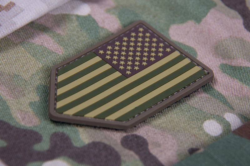 Mil Spec Monkey Patch US Flagge Schild PVC