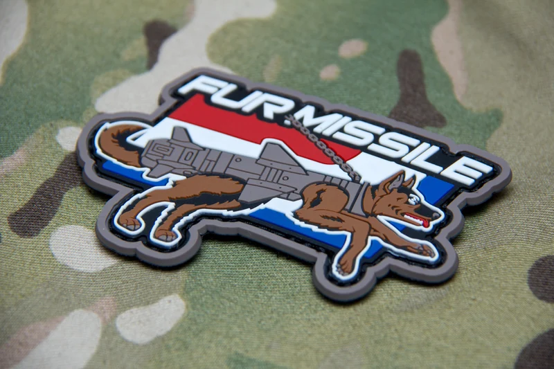 Mil Spec Monkey Patch Fur Missile Pelzrakete PVC