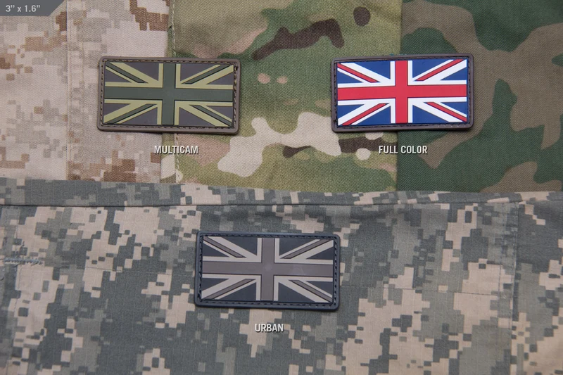 Mil Spec Monkey Patch britische Flagge PVC