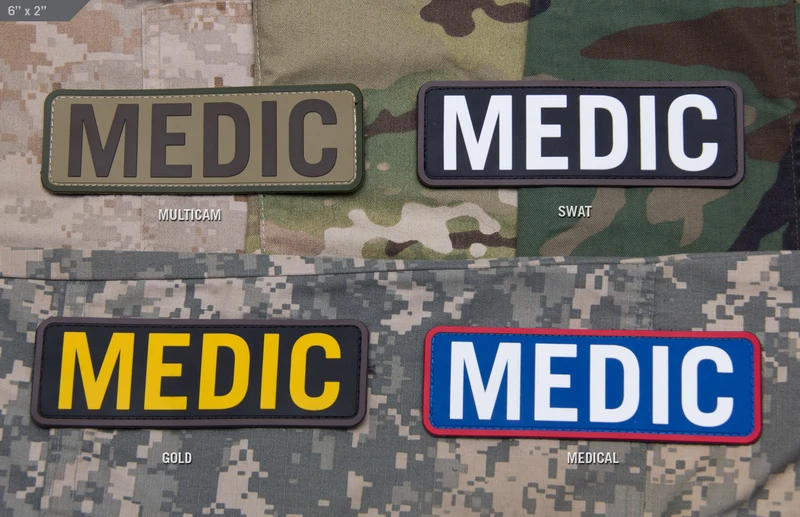 Mil Spec Monkey Patch Medic PVC 15x5cm