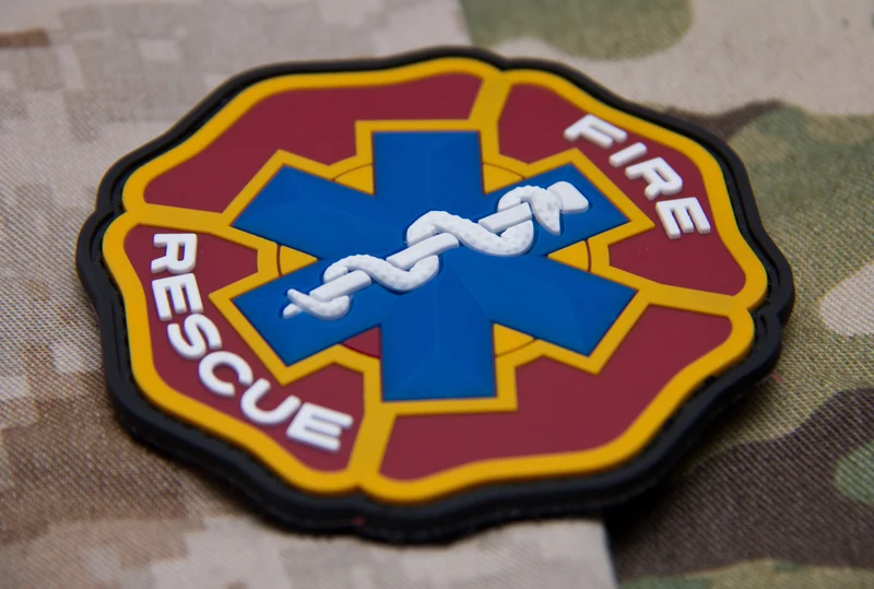 Mil Spec Monkey Patch Fire Rescue PVC