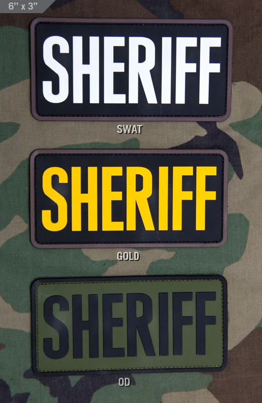 Mil Spec Monkey Patch SHERIFF PVC 15x7,5cm