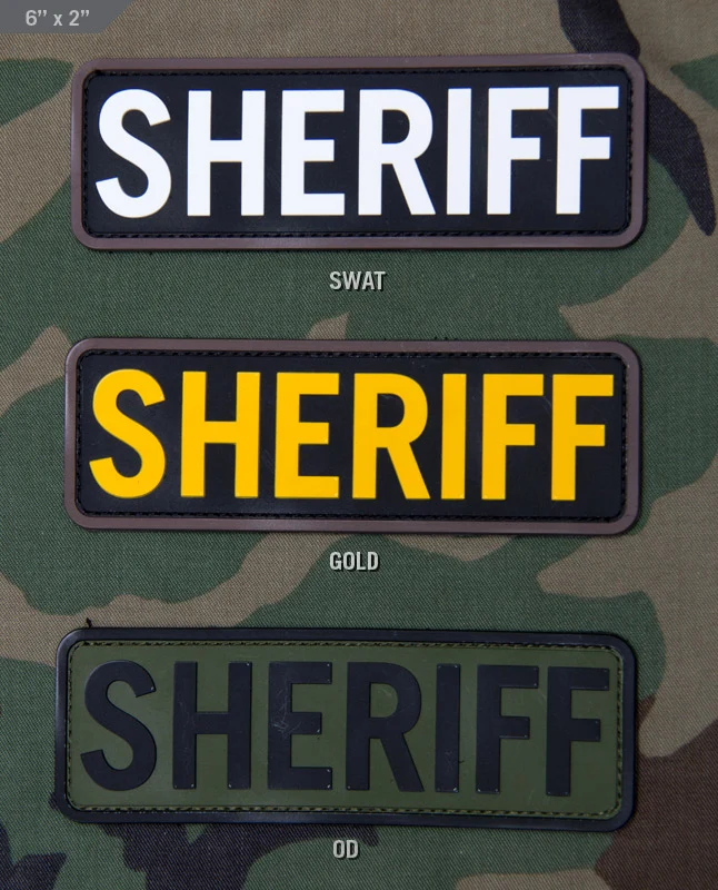 Mil Spec Monkey Patch SHERIFF PVC 15x5cm