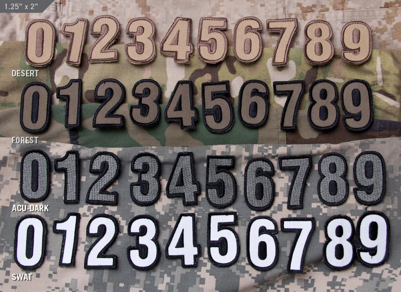 Mil Spec Monkey Patch Tac Numbers