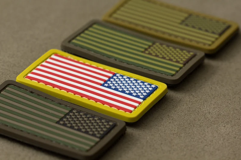 Mil Spec Monkey Patch US Flag Mini REV PVC