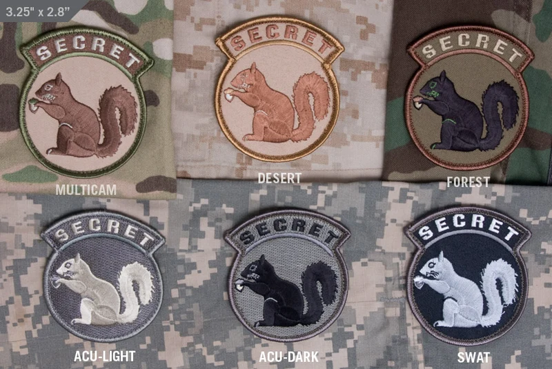Mil Spec Monkey Patch Secret Squirrel