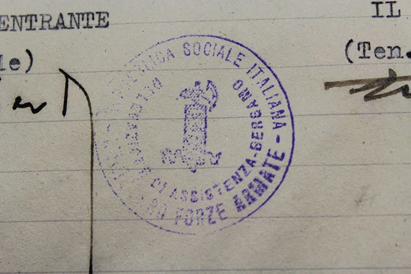 RSI-Dokument Region Bergamo 1944