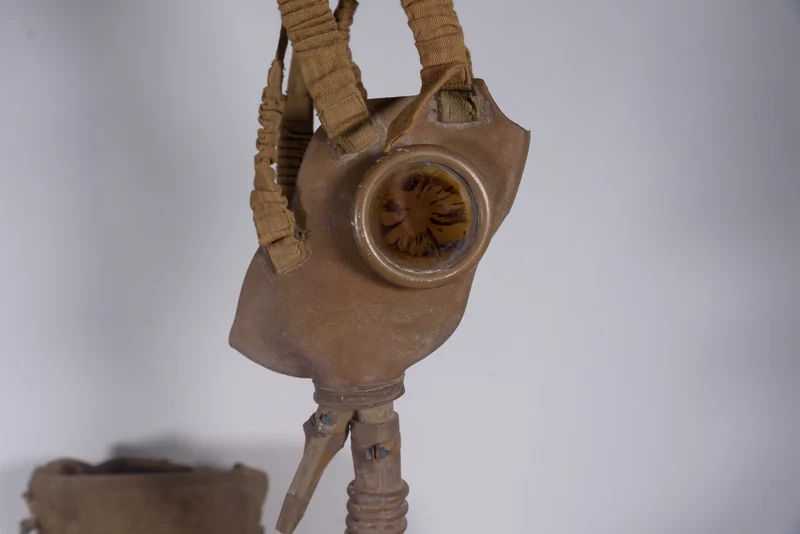 Belgische Gasmaske aus dem 2. Weltkrieg