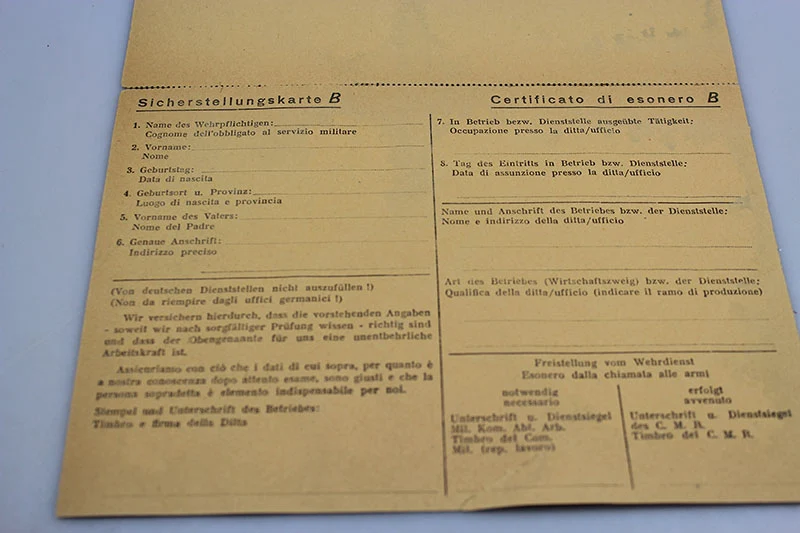 RSI-Zeitraumentwurfs-Freistellungsformular