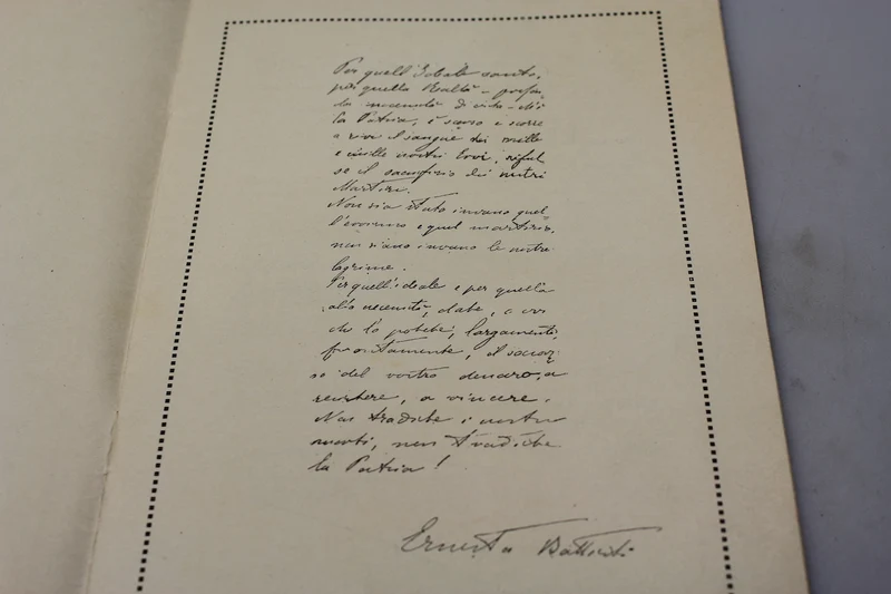 „An die Frauen Italiens“ – Nationalleihgabe – 1918
