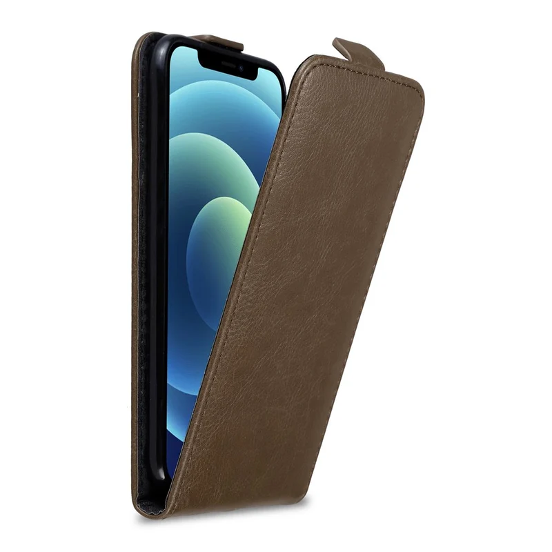 Cadorabo Hülle kompatibel mit Apple iPhone 12 / 12 PRO Schutzhülle im Flip Design mit Magnetverschluss