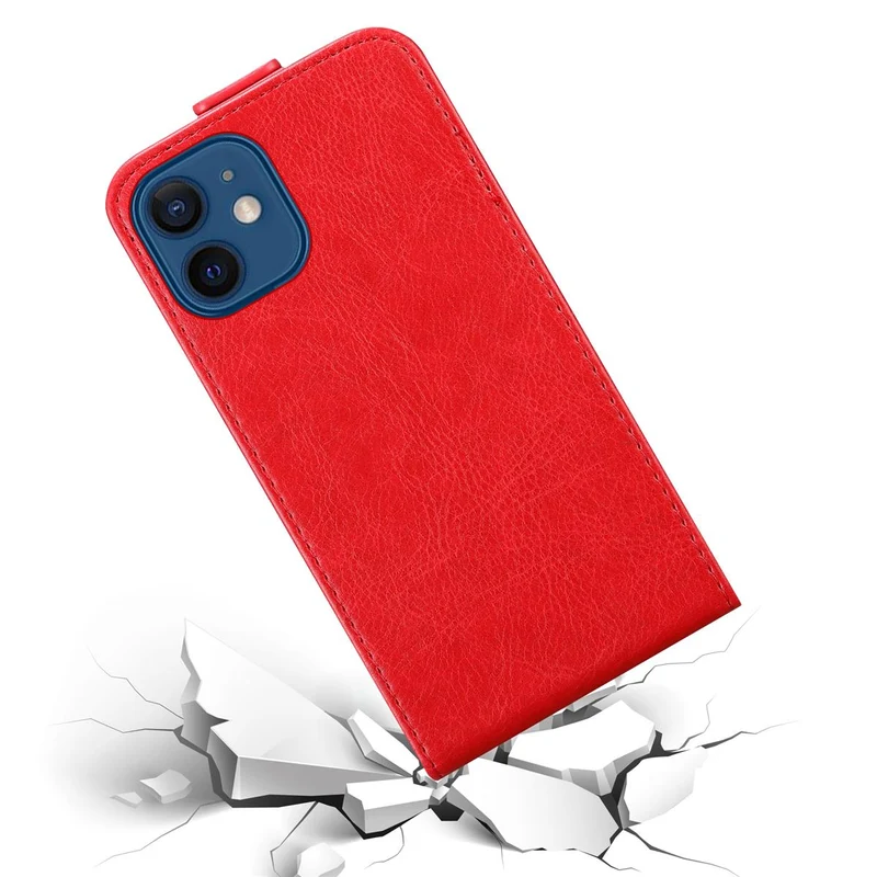 Cadorabo Hülle kompatibel mit Apple iPhone 12 / 12 PRO Schutzhülle im Flip Design mit Magnetverschluss
