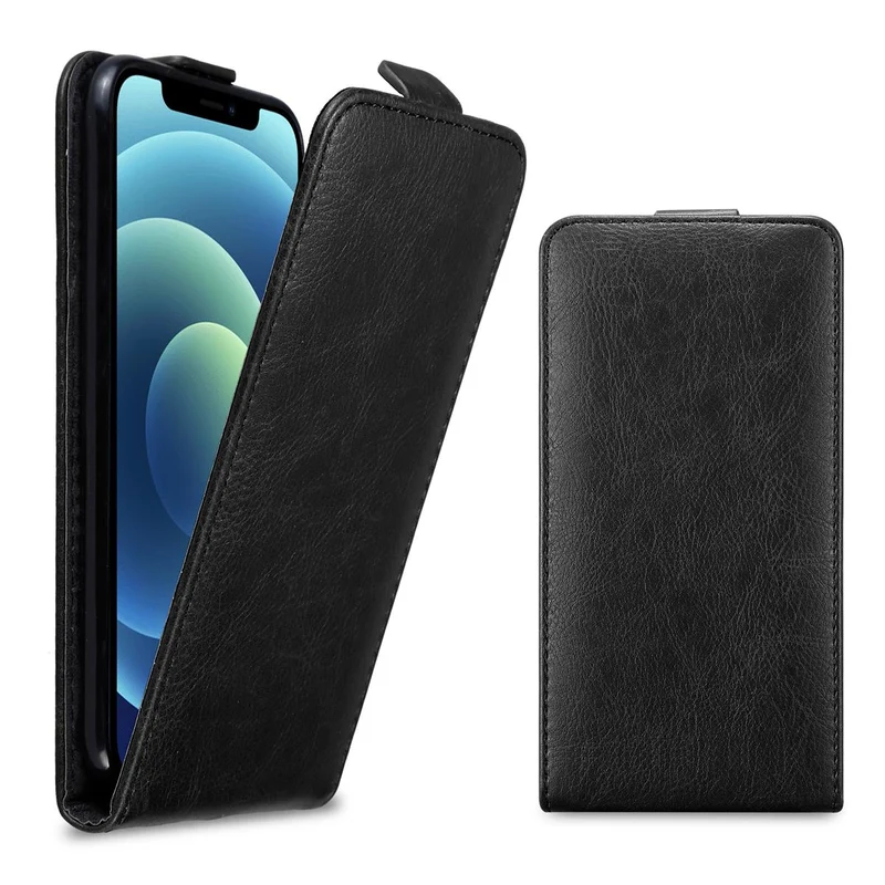 Cadorabo Hülle kompatibel mit Apple iPhone 12 / 12 PRO Schutzhülle im Flip Design mit Magnetverschluss