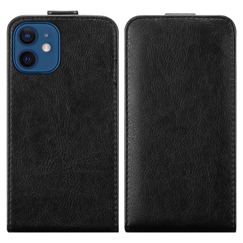 Cadorabo Hülle kompatibel mit Apple iPhone 12 / 12 PRO Schutzhülle im Flip Design mit Magnetverschluss