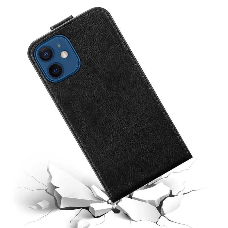 Cadorabo Hülle kompatibel mit Apple iPhone 12 / 12 PRO Schutzhülle im Flip Design mit Magnetverschluss