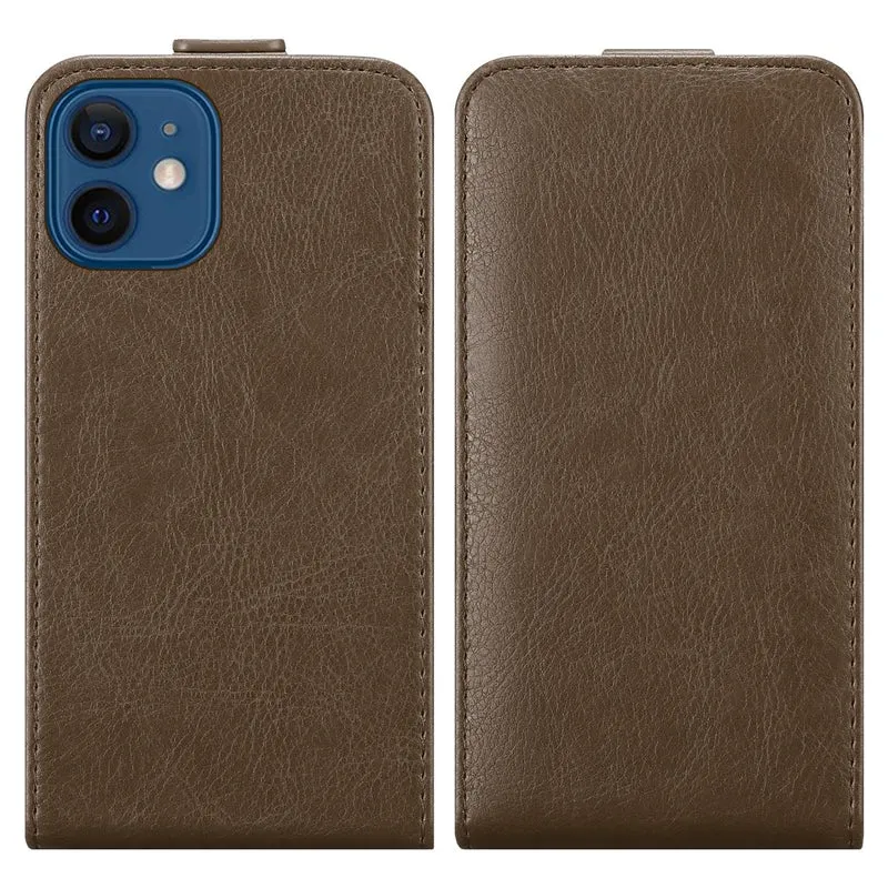 Cadorabo Hülle kompatibel mit Apple iPhone 12 / 12 PRO Schutzhülle im Flip Design mit Magnetverschluss