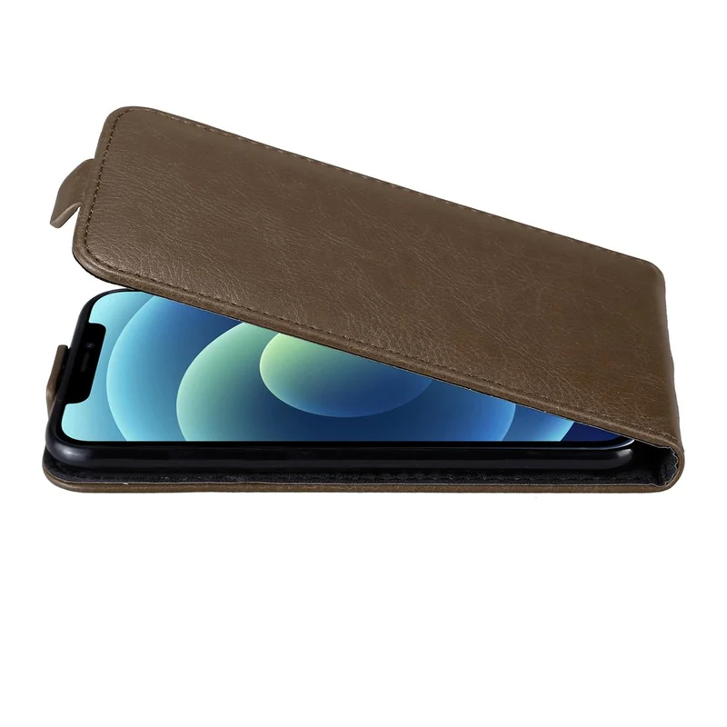 Cadorabo Hülle kompatibel mit Apple iPhone 12 / 12 PRO Schutzhülle im Flip Design mit Magnetverschluss