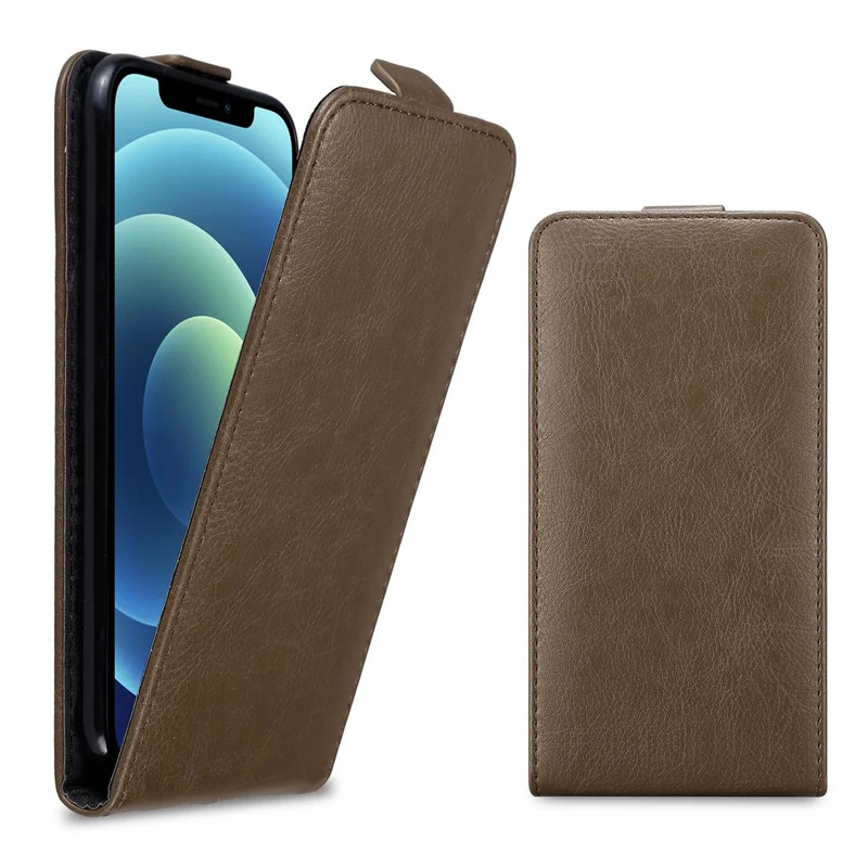 Cadorabo Hülle kompatibel mit Apple iPhone 12 / 12 PRO Schutzhülle im Flip Design mit Magnetverschluss