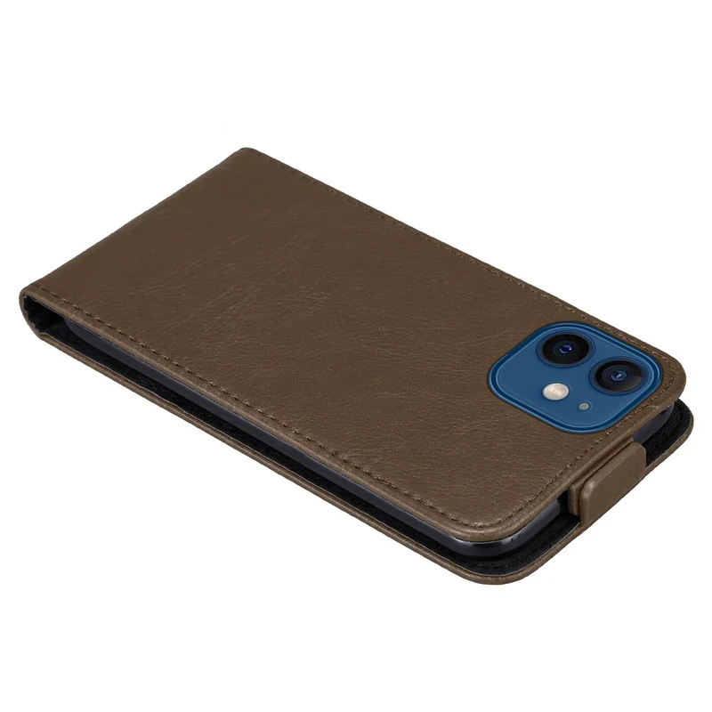 Cadorabo Hülle kompatibel mit Apple iPhone 12 / 12 PRO Schutzhülle im Flip Design mit Magnetverschluss