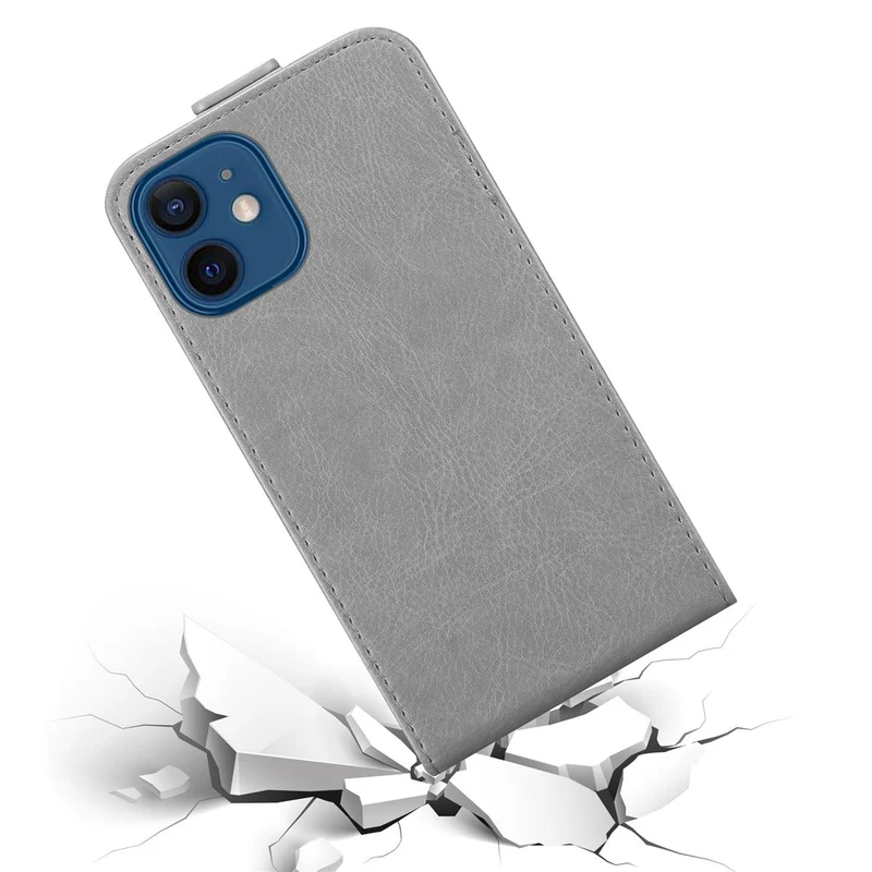 Cadorabo Hülle kompatibel mit Apple iPhone 12 / 12 PRO Schutzhülle im Flip Design mit Magnetverschluss