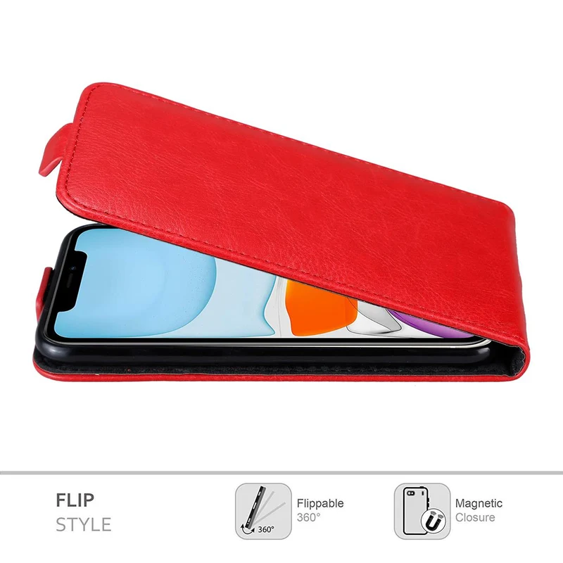 Cadorabo Hülle kompatibel mit Apple iPhone 11 Schutzhülle im Flip Design mit Magnetverschluss