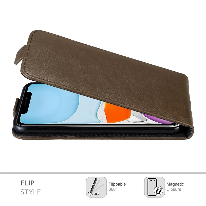 Cadorabo Hülle kompatibel mit Apple iPhone 11 Schutzhülle im Flip Design mit Magnetverschluss